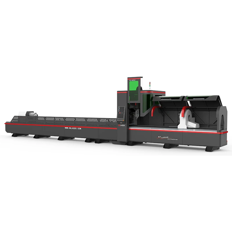 JQLASER 6020ET 3 chunk Cnc Industry Laser Equipment Stainless Steel Pipe/tube Fiber Laser Cutting Machine