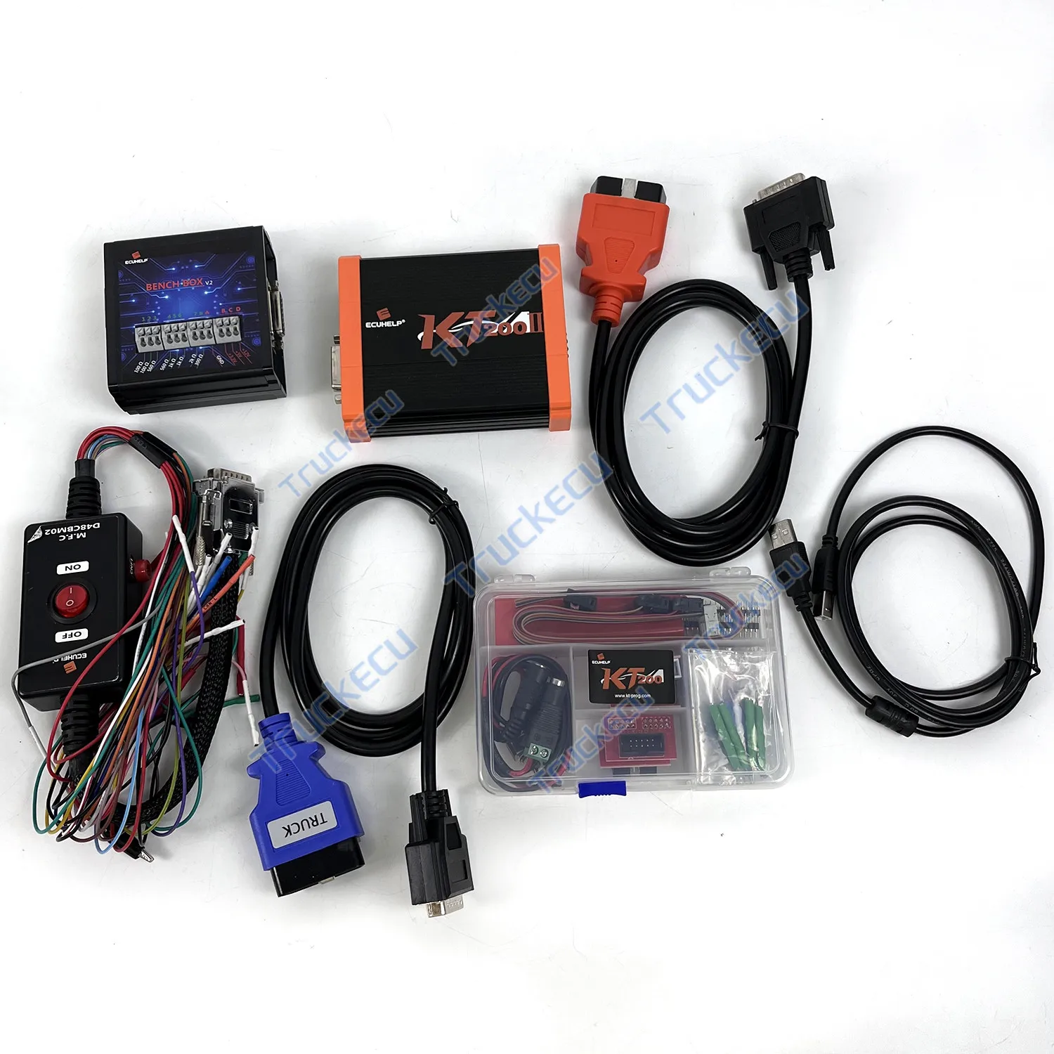 Full Function KT200 II Programming Tool for Heavy Duty Truck Car Construction Machinery ECU Diagnostic Kit