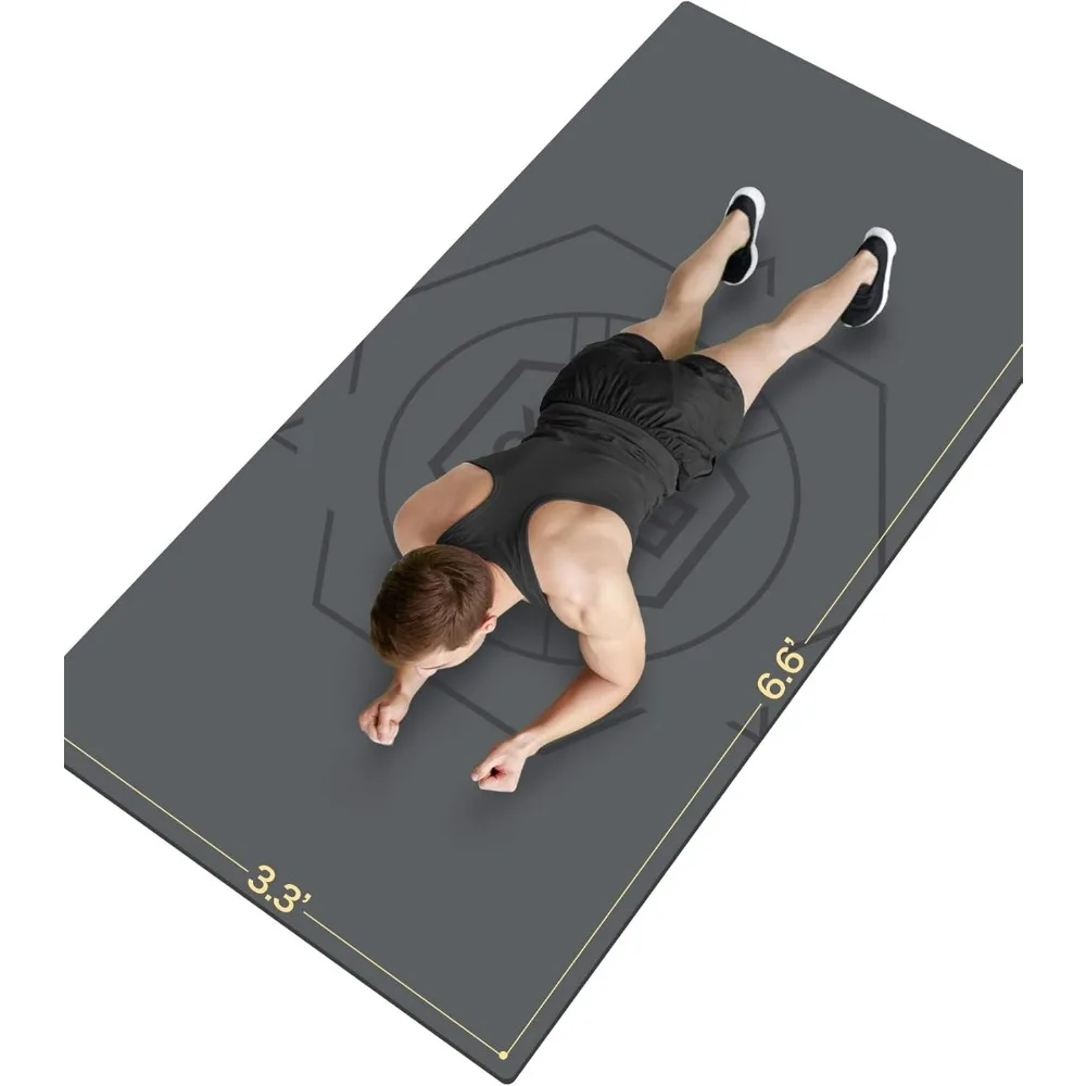 

Большой коврик для упражнений (6 'x 3'), очень широкая ткань, толстый коврик для йоги 1/2 1/4, Нескользящие, нетоксичные коврики для упражнений.