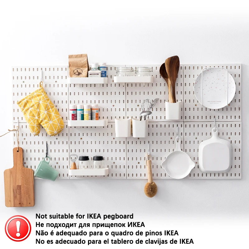 DIY Pegboard Accessories Hanging Racks Storage Hooks Wall Organizer No Holes Required Crafts Organizing Garage Kitchen Room