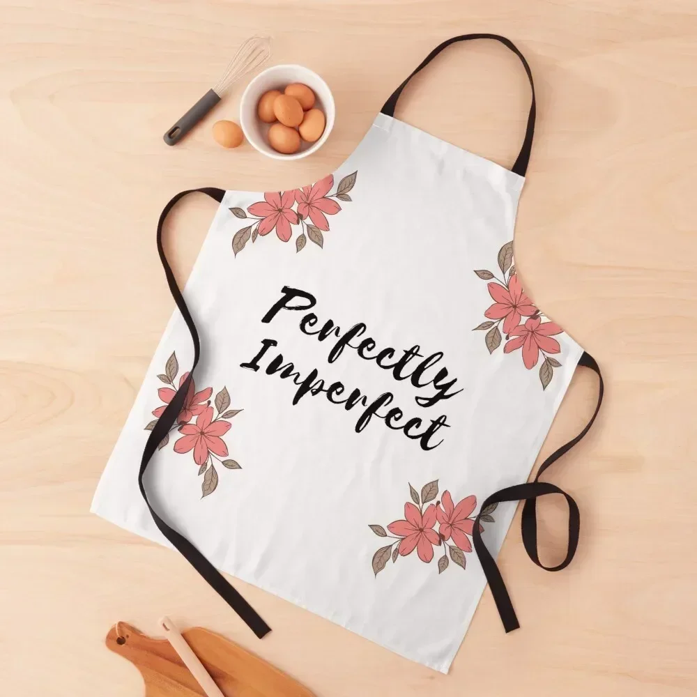 

Perfectly Imperfect Apron work ladies Bib For Kitchen Waiter Uniforms barber uniform Apron