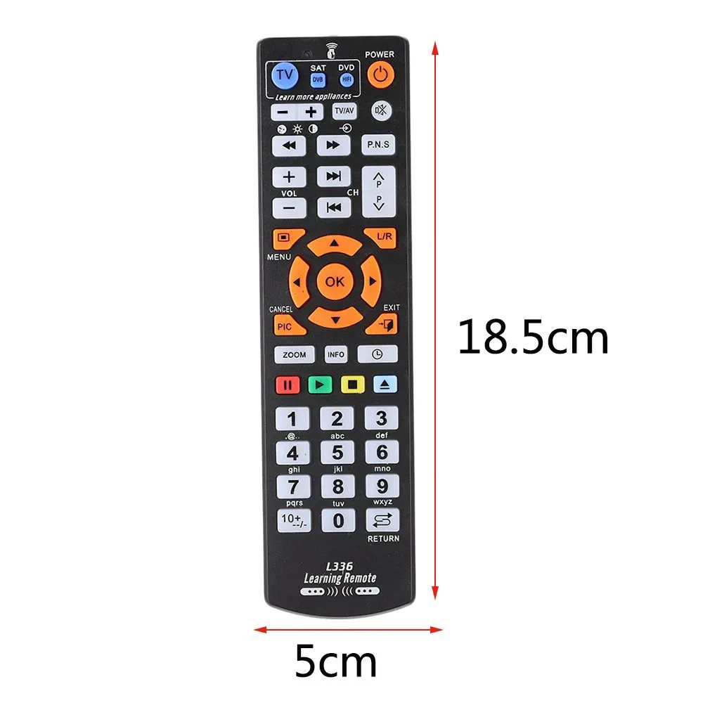 Pilot uniwersalny 42-przyciskowy Smart L336 z funkcją uczenia się IR do CBL DVD SAT STB DVB HIFI TV BOX VCR STR z funkcją nauki — zdjęcie produktu 5