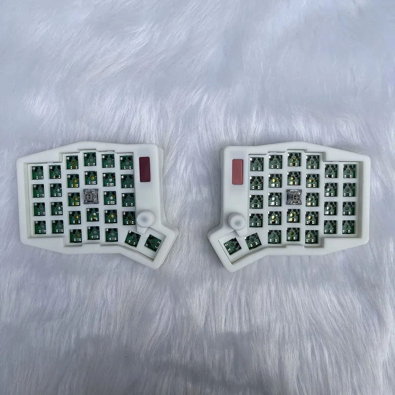 

Sofle V2 Split Keyboard Ergonomic Bluetooth Wired Dual-mode 58 Key Hot Swap ZMK OLED Screen Knob Gaming Mechanical Keyboards