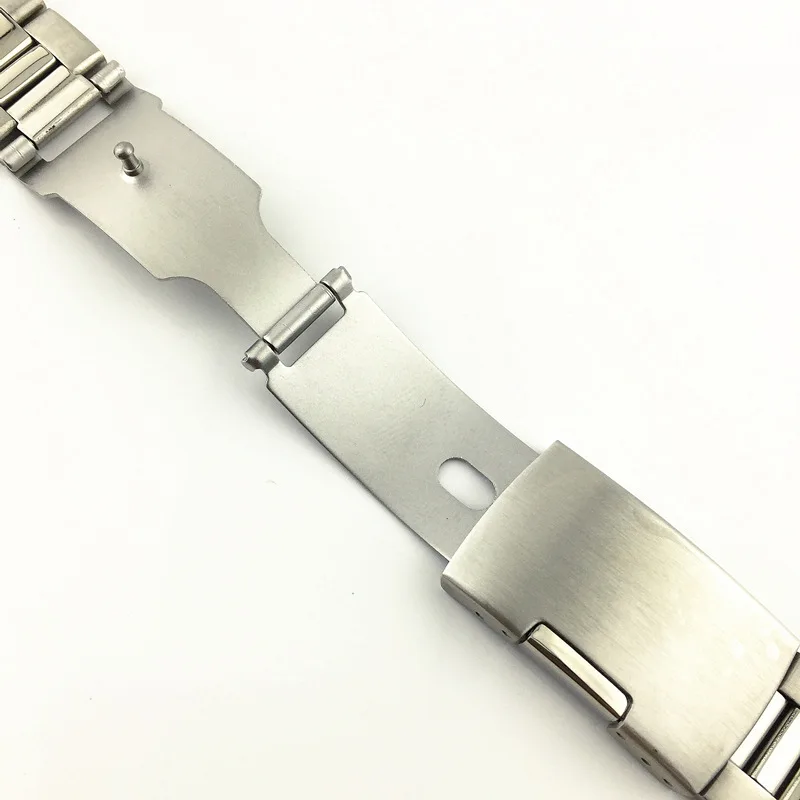 Solid Stainless Steel Watchband 16mm 18mm 20mm 22mm 24mm 26mm 28mm 30mm Universal Wrist Band Straps Accessories Folding Buckle