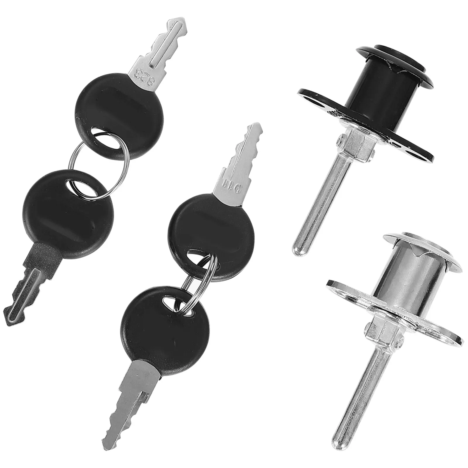 4Pcs Upgraded Zinc Alloy Cabinet Locks Heavy Duty Secure Storage Lock for Drawers Cabinets Wardrobes Furniture Metal Wood Panels