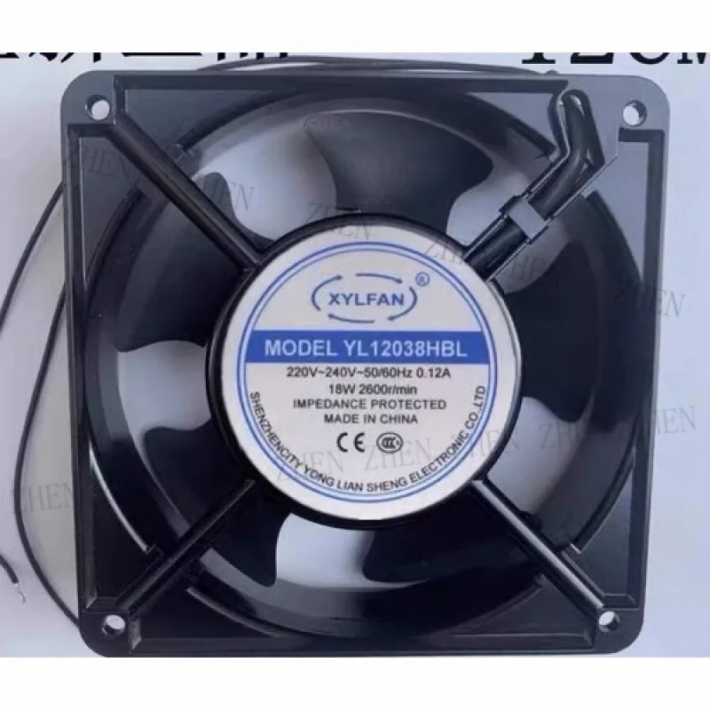 

Y FOR XYLFAN YL12038HSL 12038 220V-240V 0.12A Silent Cooling Fan