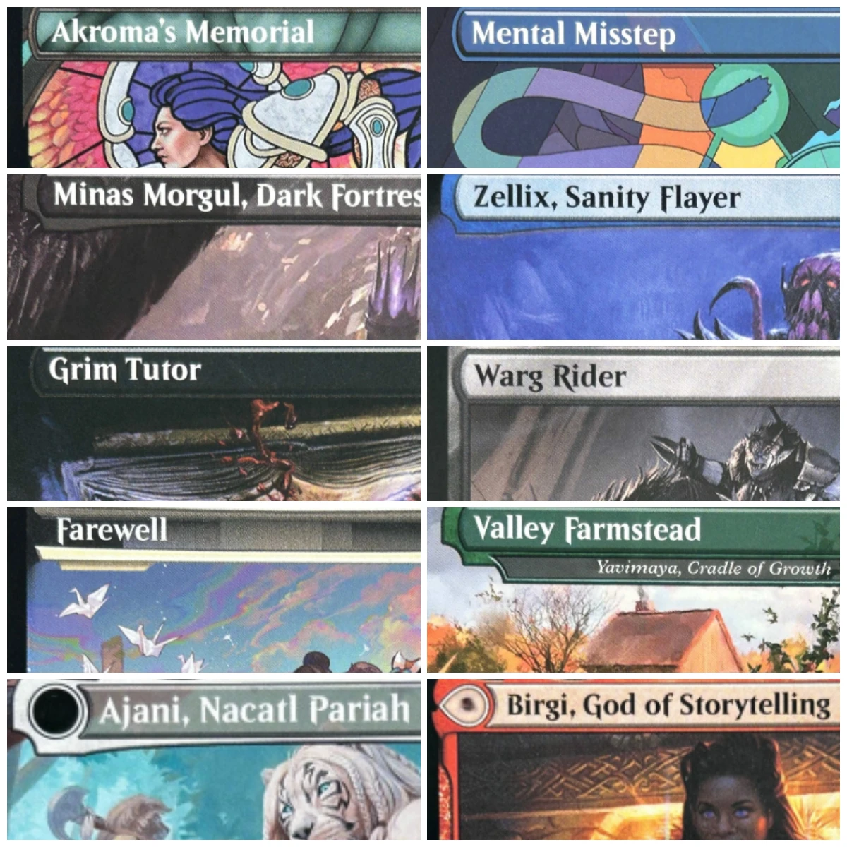 Holo Mental Misstep Ouroboroid Shadowspear Sheoldred, the Apocalypse Farewell High-Quality TCG Proxy Cards (Black-Core)