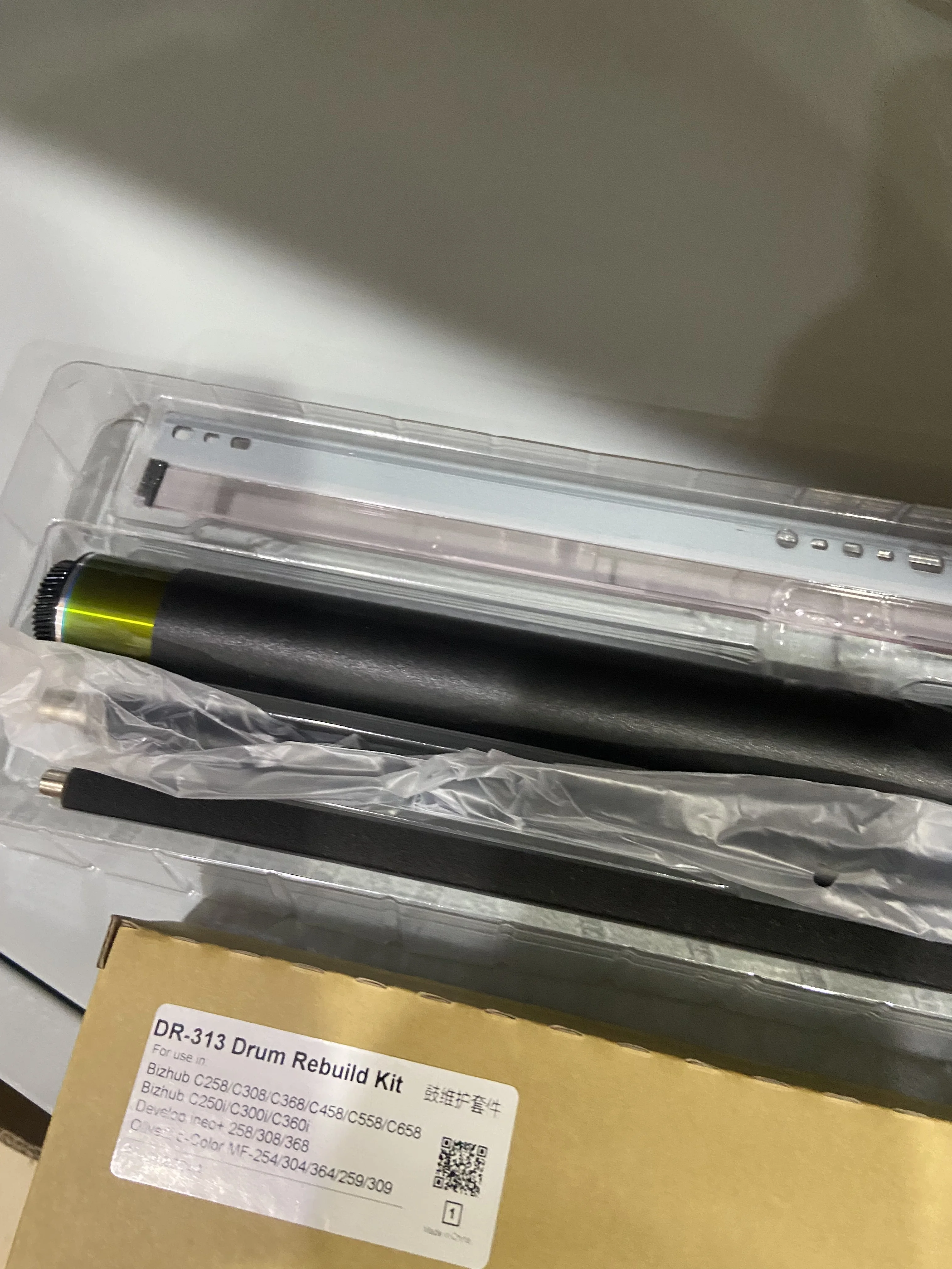 Комплект для восстановления барабанного блока DR-313 для KONICA MINOLTA Bizhub C258 C308 C368 C458 C558 C658, лезвие для чистки барабана, зарядный ролик Комплект для восстановления барабанного блока DR-313 для KONICA MINOLTA Bizhub C258 C308 C368 C458 C558 C658, лезвие для чистки барабана, зарядный ролик