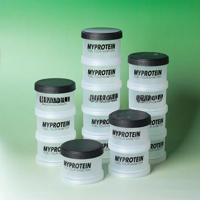 Portable  Protein Powder Funnel Fitness Nutritional Supplement Muscle Enhancement Powder Box Shake Cup Japanese Style