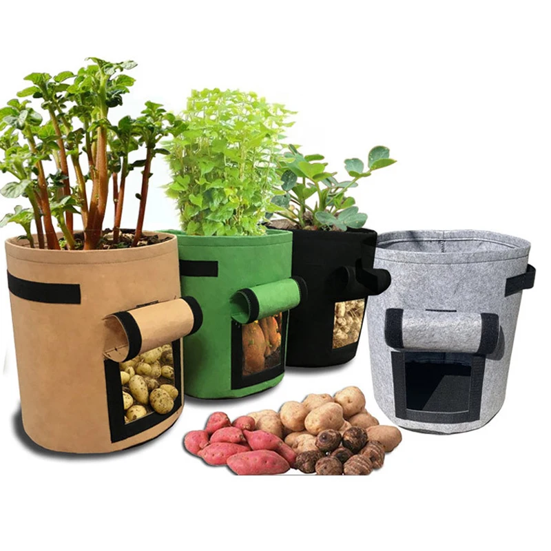 

Potato Grow Bag, Seedling Root Controller Plant Pot, Tomato Sweet Potato Vegetable Growing Bucket