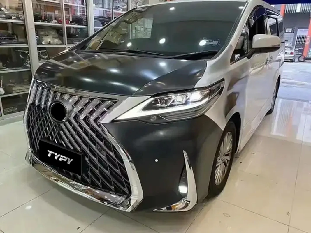 Car Modified Bodykit For Toyota Alphard 2015-2018 Upgrade to LM style Body kits