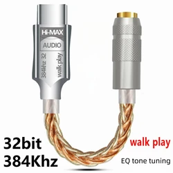 USB Type C to 3.5mm DAC Dongle walk play Hi-max support EQ HiFi Earphone Amplifier USB C Audio Decoder AMP Adapter CB1200AU