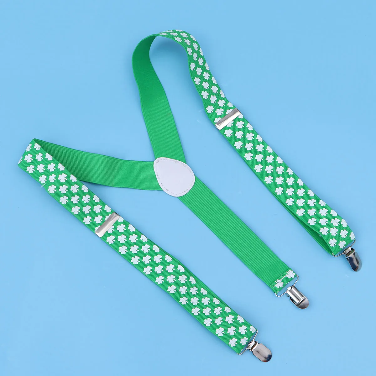 

Shamrock Clover Suspenders St Patricks Day Accessories Costume Party Cosplay Gift For Parade Gathering Photography