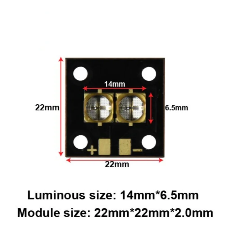 20W UV Curing Lamp 6565 365nm 385nm 395nm 405nm uv led light uv lamp for 3d printer