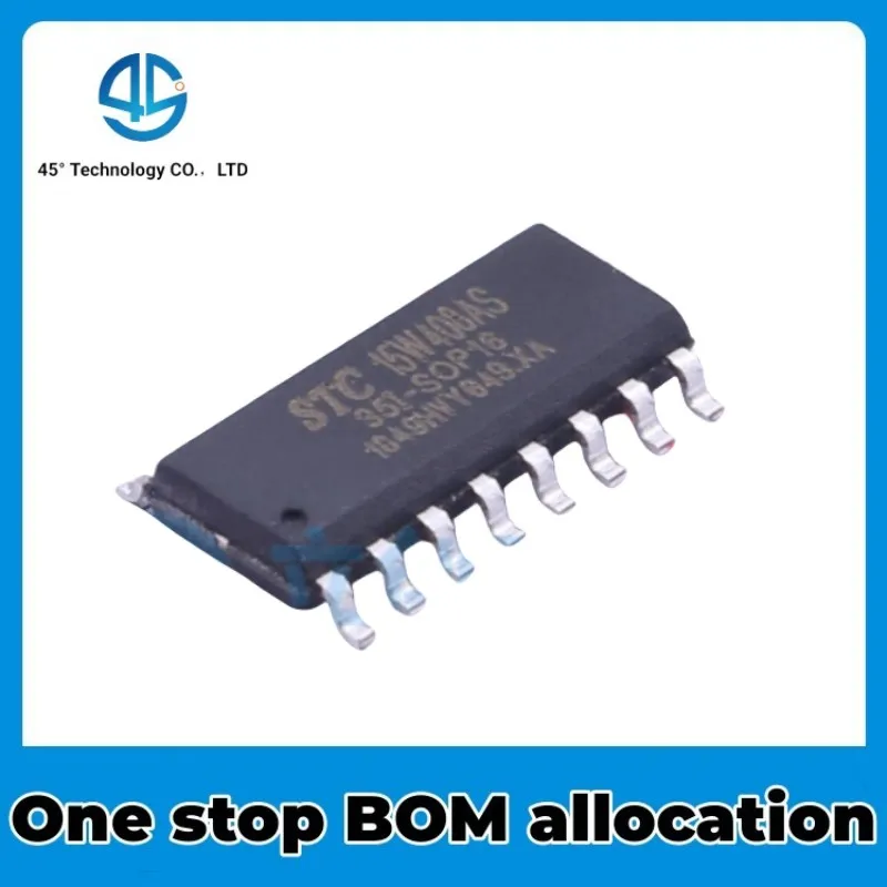 5PCS STC15W408AS-35I-SOP16 15W408AS-35I-SOP16 Single chip electronic active component stock