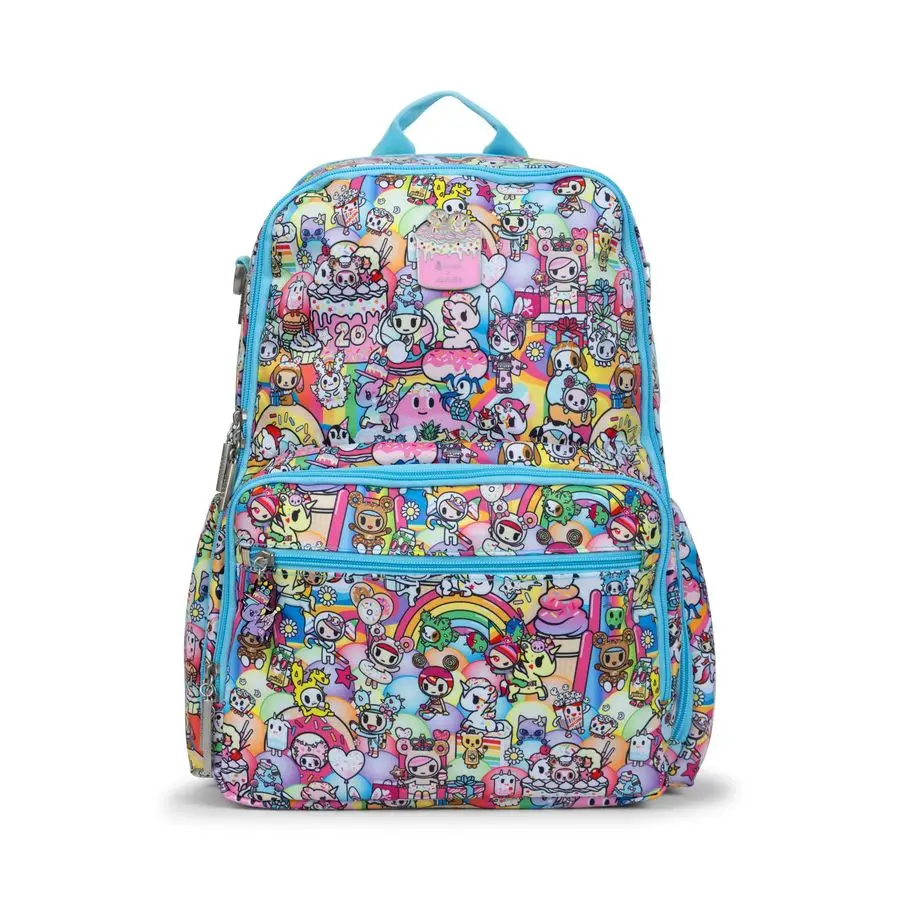 

x tokidoki 20th Anniversary Zealous Celebration Backpack Diaper Bag, Purses for Women, Includes Changing Pad, Essentials for Mom