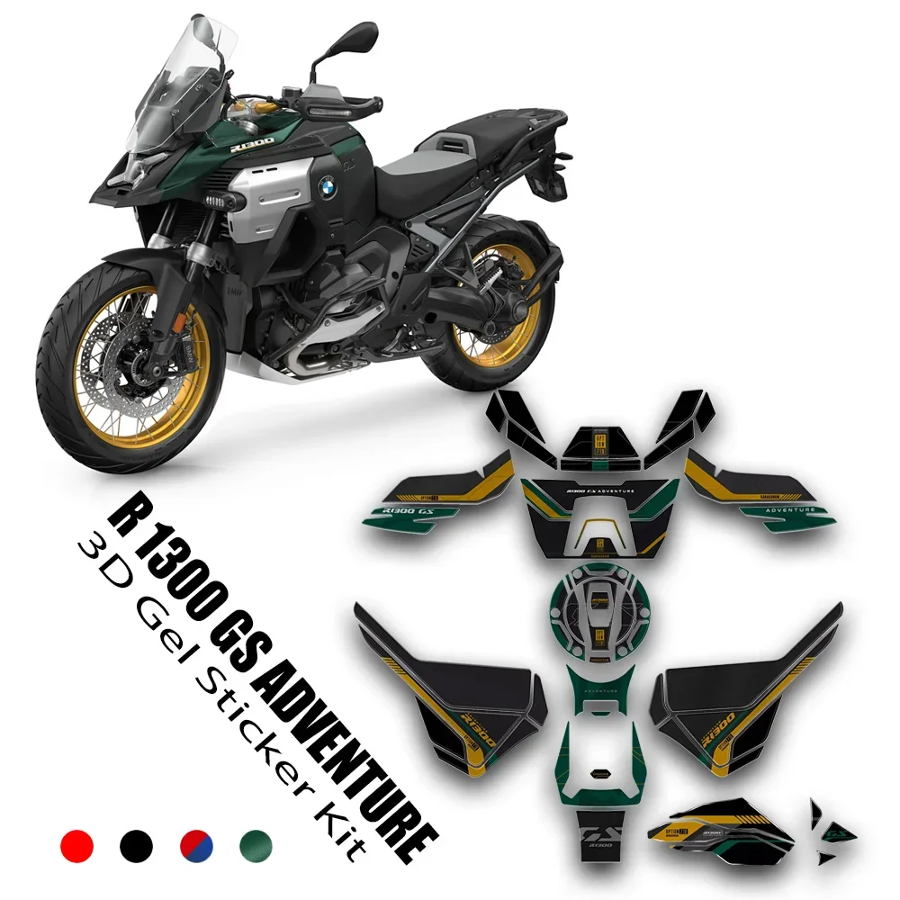 For BMW R1300GS ADV R 1300 GS Adventure 2024 2025 Motorcycle Protection 3D Gel Epoxy resin Sticker