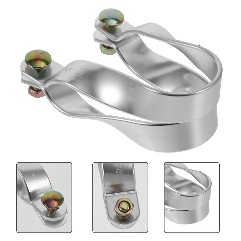 

U-shaped Aluminum Pipe Clamp Greenhouse Cross Connector Bracket Plant Hanging Accessories Strong for Greenhouse