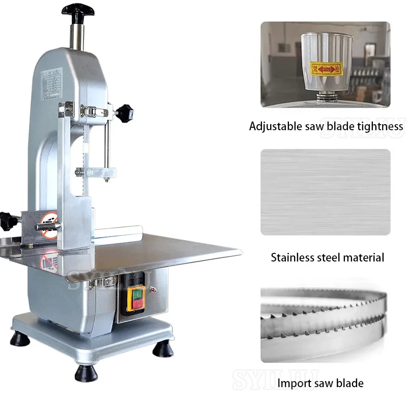 Small Type Good Price Bone Cutter Machine Desktop Electric Bone Saw Machine Bone Sawing Cut Machine Meat Shop Use