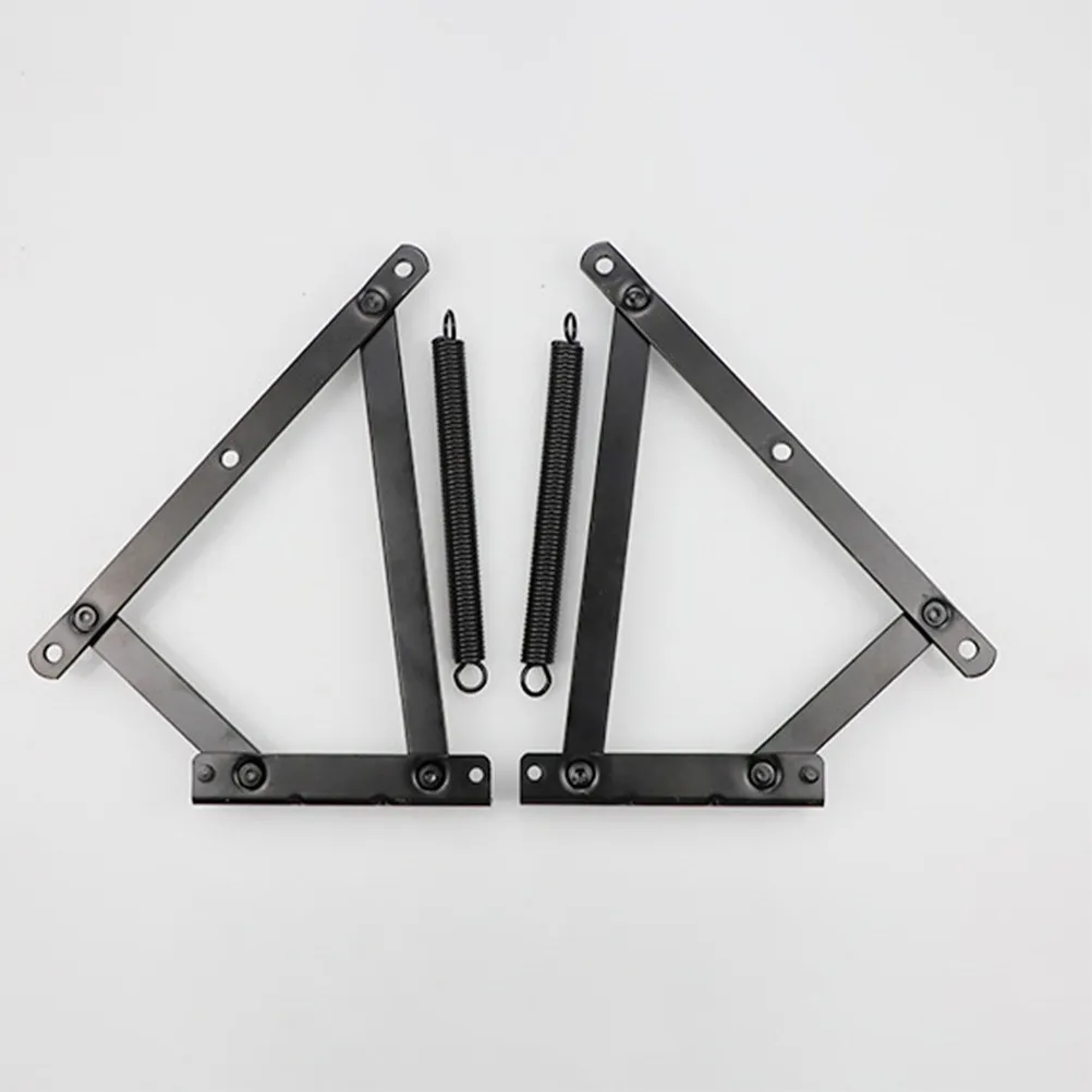 1Pair Lift Up Spring Hinge for Sofa Bed Cabinet Drop Down Folding Furniture Hinges Heavy Duty Self Closing Lid Support Hinge