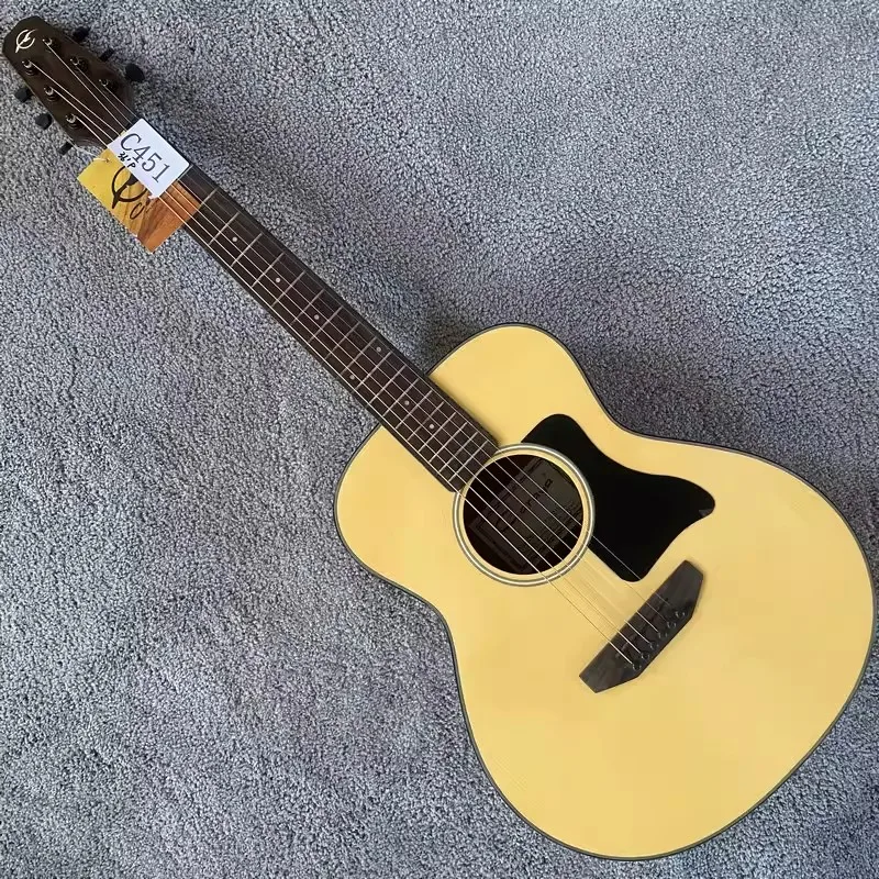 

Caraya 36 Inch Folk Acoustic Guitar, Spruce Top & Mahogany Body, Beginner Kids Student Guitar for Learning and Practice