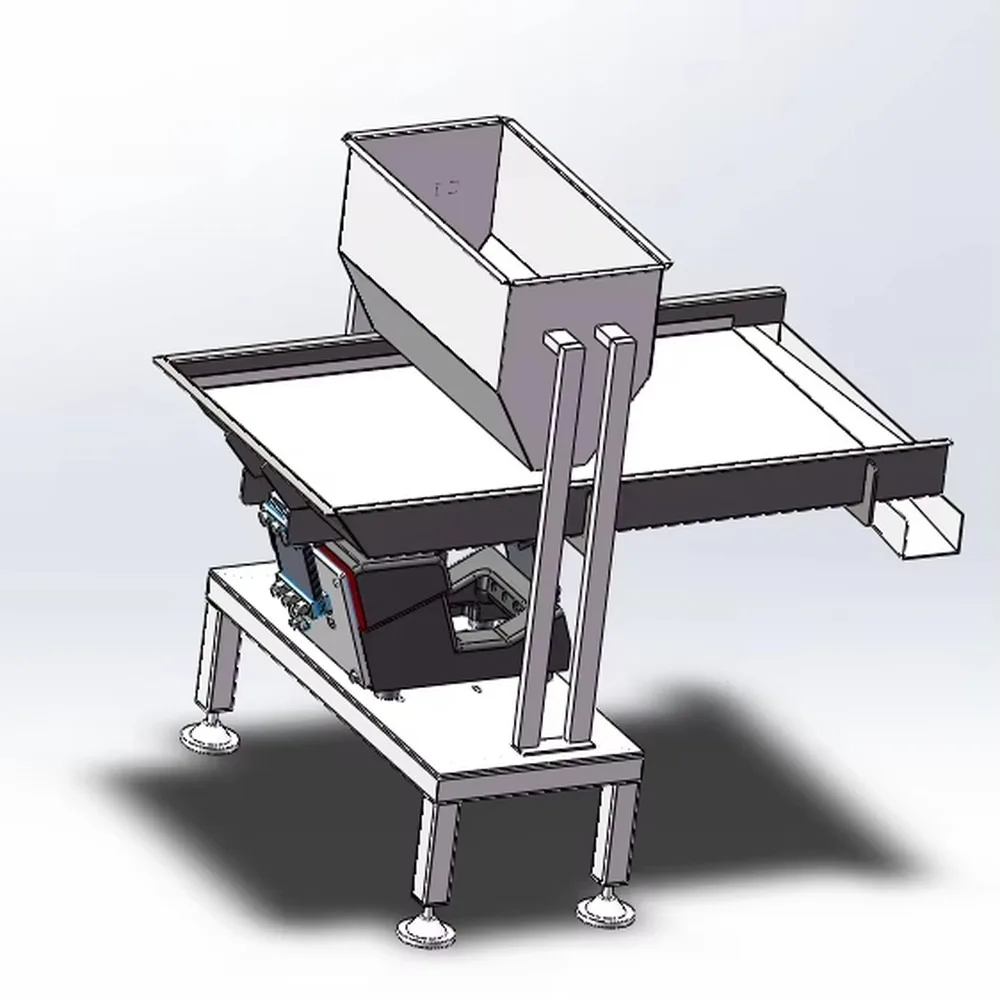 DSW Conveyor with Hopper Electromagnetic Vibrating Feeder Engine-Powered Uniform Feeding Stable Rate 1 Year Warranty
