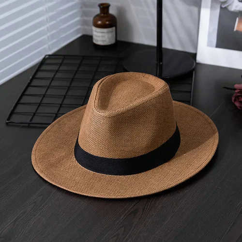 Sombrero de Panamá para hombre, moda de verano, viajes, vacaciones, playa, ala ancha, protección solar, sombrero para el sol para hombre, sombrero de Panamá, moda para mujer