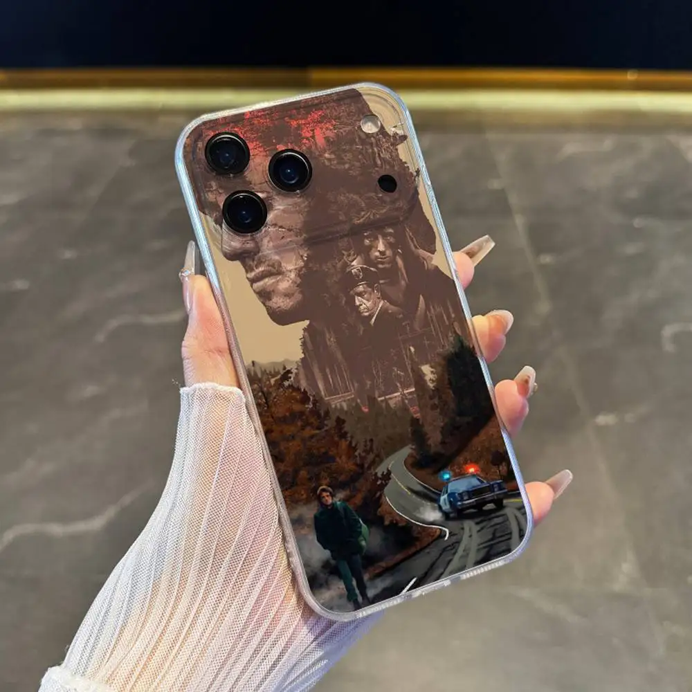 حافظة هاتف جون رامبو لهاتف آيفون 17,16,15,14,13,12,11 Pro,Max,Plus,X,XS,XR,SE4,E غطاء ناعم شفاف صغير #3