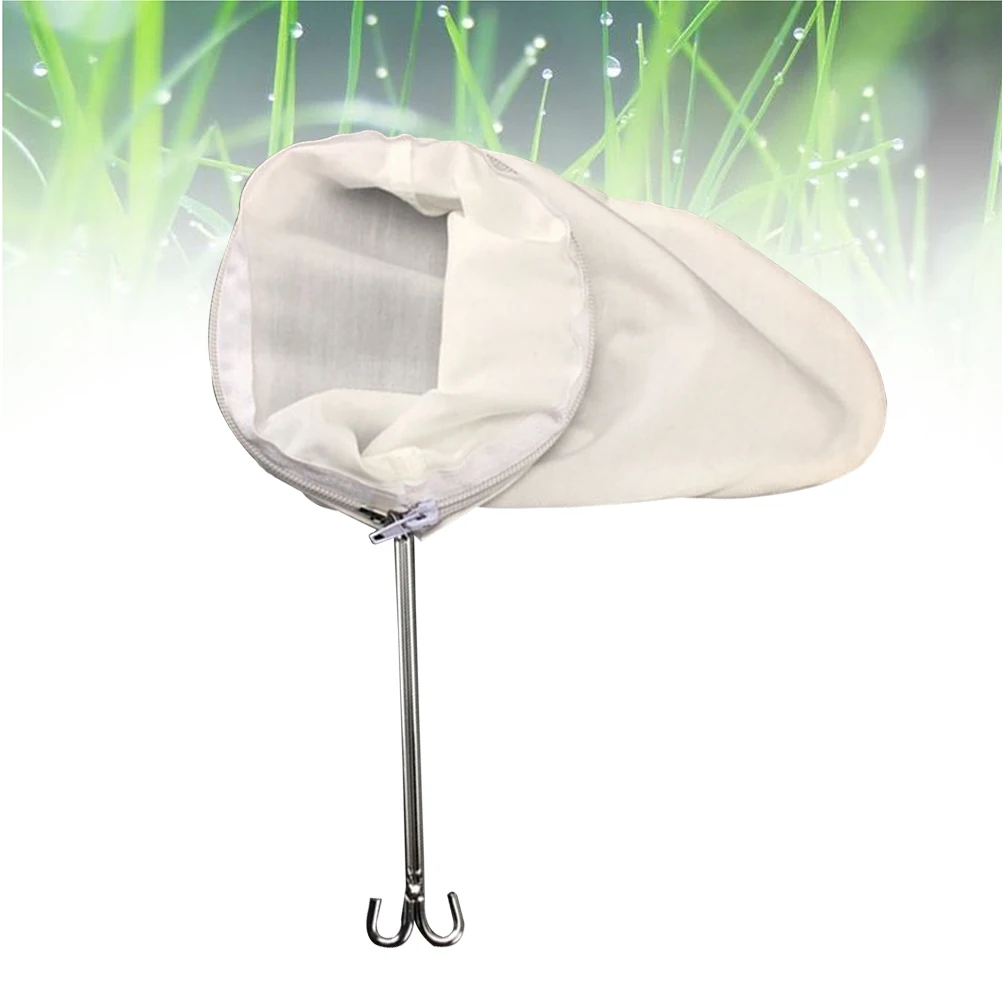 

Coffee Filter Bag Reusable Stainless Steel Frame Handle Flannel Cloth Cleaner Flavor Tea Strainer Drip Coffee Maker Size M