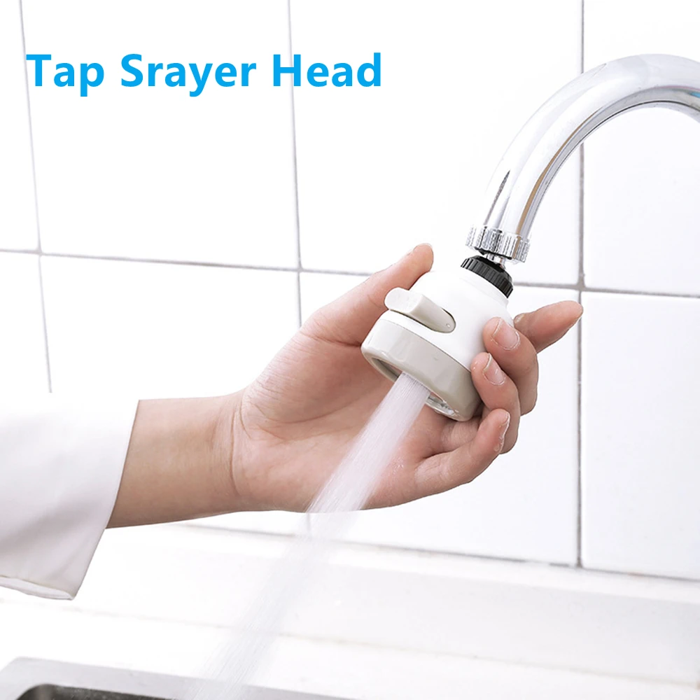 360 Degree Swivel Kitchen Faucet Aerator Dual Mode Adjustable Sprayer Filter Diffuser Water Saving Nozzle Bath Faucet Connector