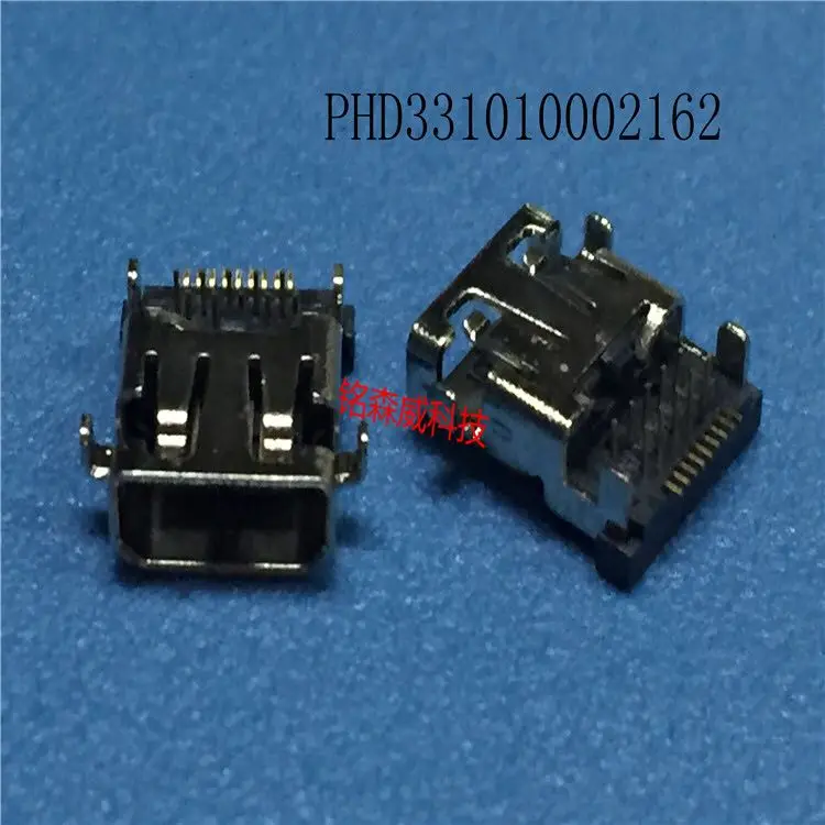 For Micro HDMI 19P female seat, reverse sinking plate type shell is fully plugged in terminal is plugged in front then attached