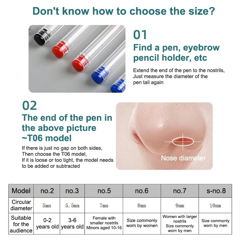 Soporte de fosa nasal de rinoplastia postoperatoria, moldeador de silicona, fijador de corrección de nariz torcida, Clip de Nariz de Gel de sílice, herramienta de belleza