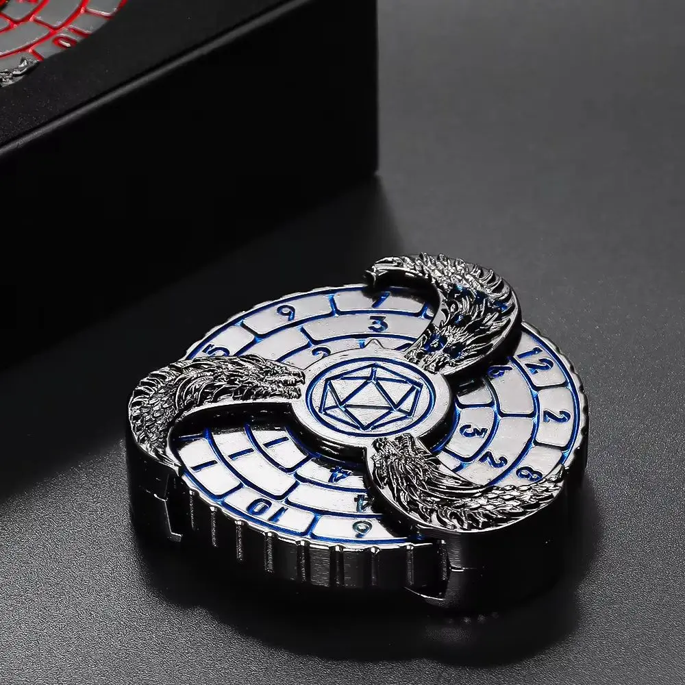 Metal 7-in-1 Roulette Dice Spinner for Tabletop RPGs - Dungeons & Dragons Gaming