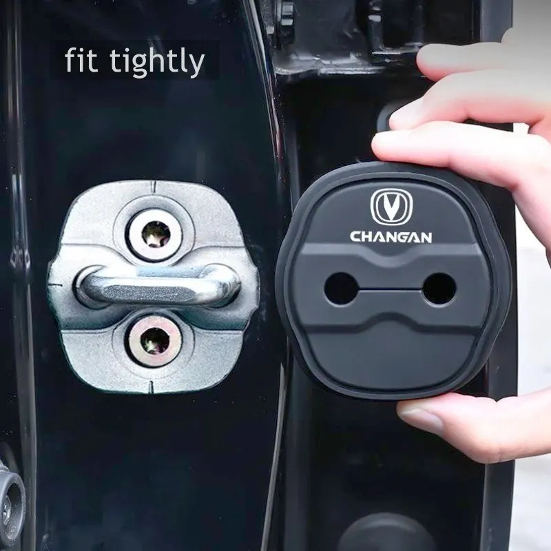 

For CHANGAN CS55PLUS CS35PLUS CS75PLUS 2025 2024 2023 2022 Car Door Lock Protective Silione Cover Accessories
