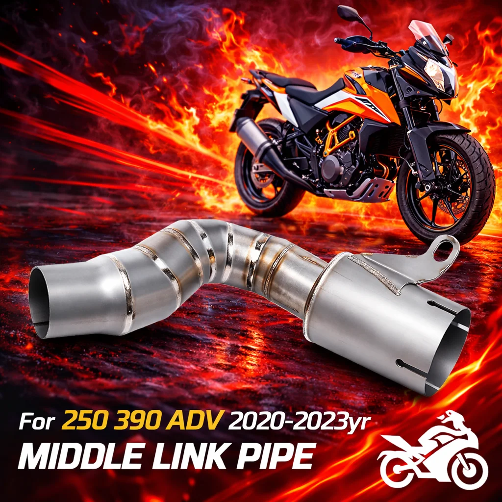 

For DUKE 390 Adventure 2502020 - 2023 Motorcycle Middle Link Pipe Exhaust Pipe