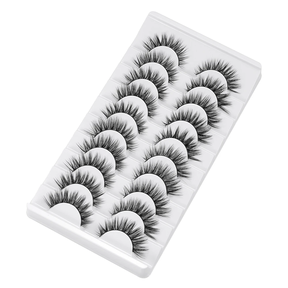 Women's Fashion Full Strip False Eyelashes Natrual Long Handmade Fake Eyelash Cruelty-free Eye Makeup Tools Eye Lash Extension