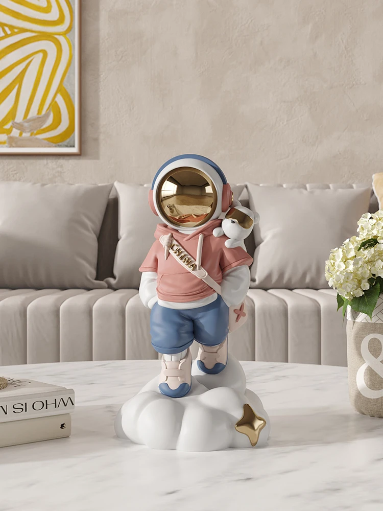 

Home Decor Astronaut Resin Statue Room Decor Figure Sculpture Small Nordic Decoration Home Accessories Figurines For Interior