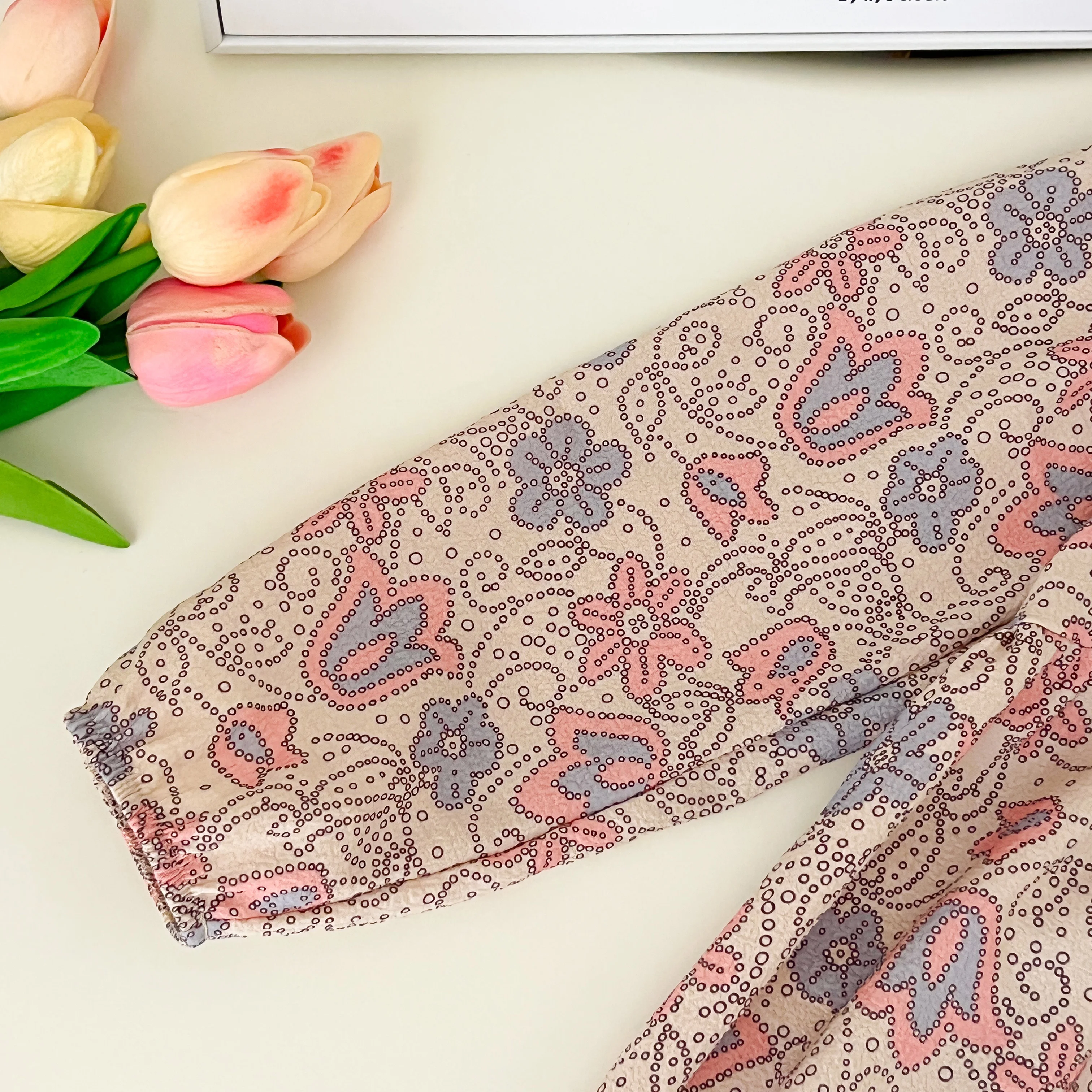 Koreanisches Mädchenkleid Herbst Puppenkragen Blumendruck Langarm Freizeitkleid Kinder Alltags-Freizeitkleidung – Detail 6