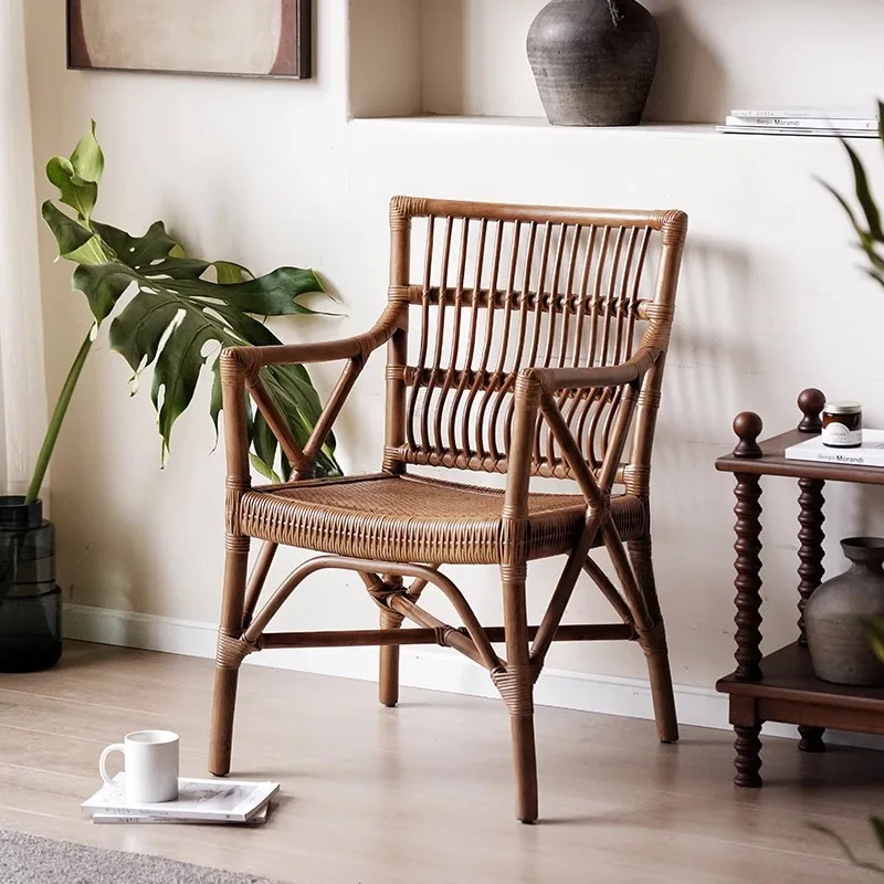 

Nordic Retro Dining Chairs Modern Design Restaurant Homestay Dining Chair Balcony Outdoor Courtyard Home Furniture Sillas FYDC