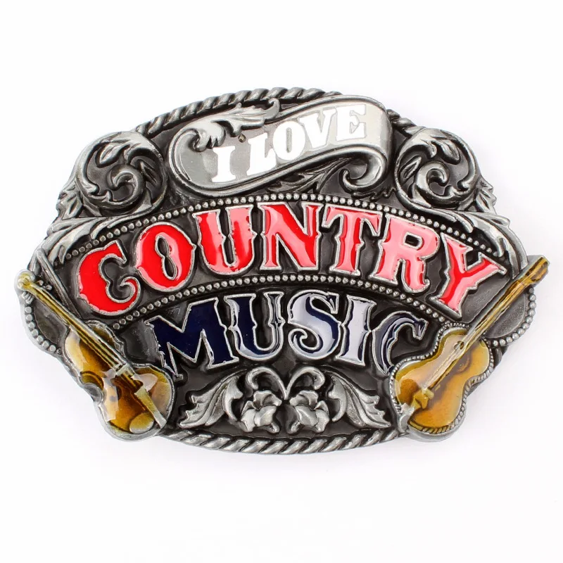 Country Muziek Gesp Handgemaakte Zelfgemaakte Riem Componenten Tailleband Diy Accessoires