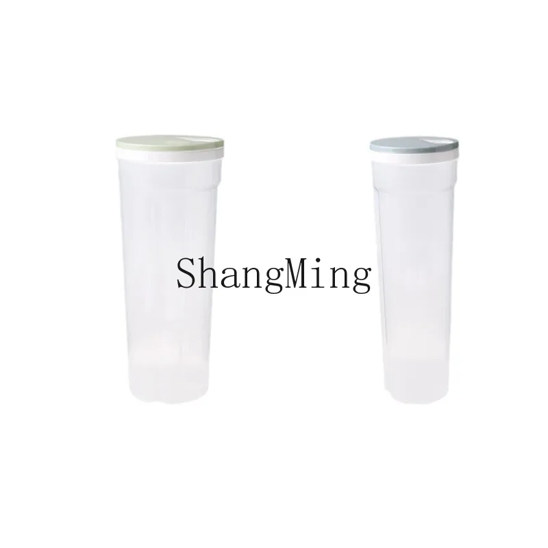 

DSA kitchen noodle storage box plastic round transparent storage tank, grain storage box tank