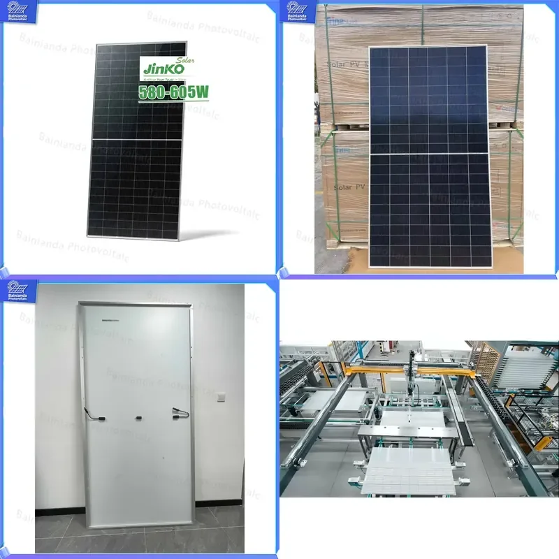 Monocrystalline Solar Panel 580W 590W 600W 605W N Type PV Module CE TUV Certified for Home Rooftop Solar System Off Grid On