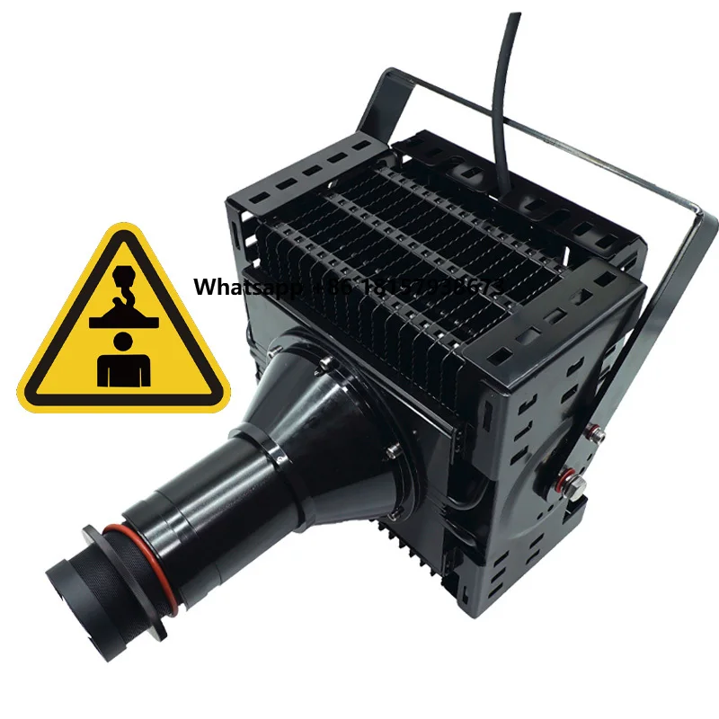 

QX Custom Logo 300W Industrial LED Projector Door Safety Warning Sign Light for Traffic Caution & Hanging Advertisements