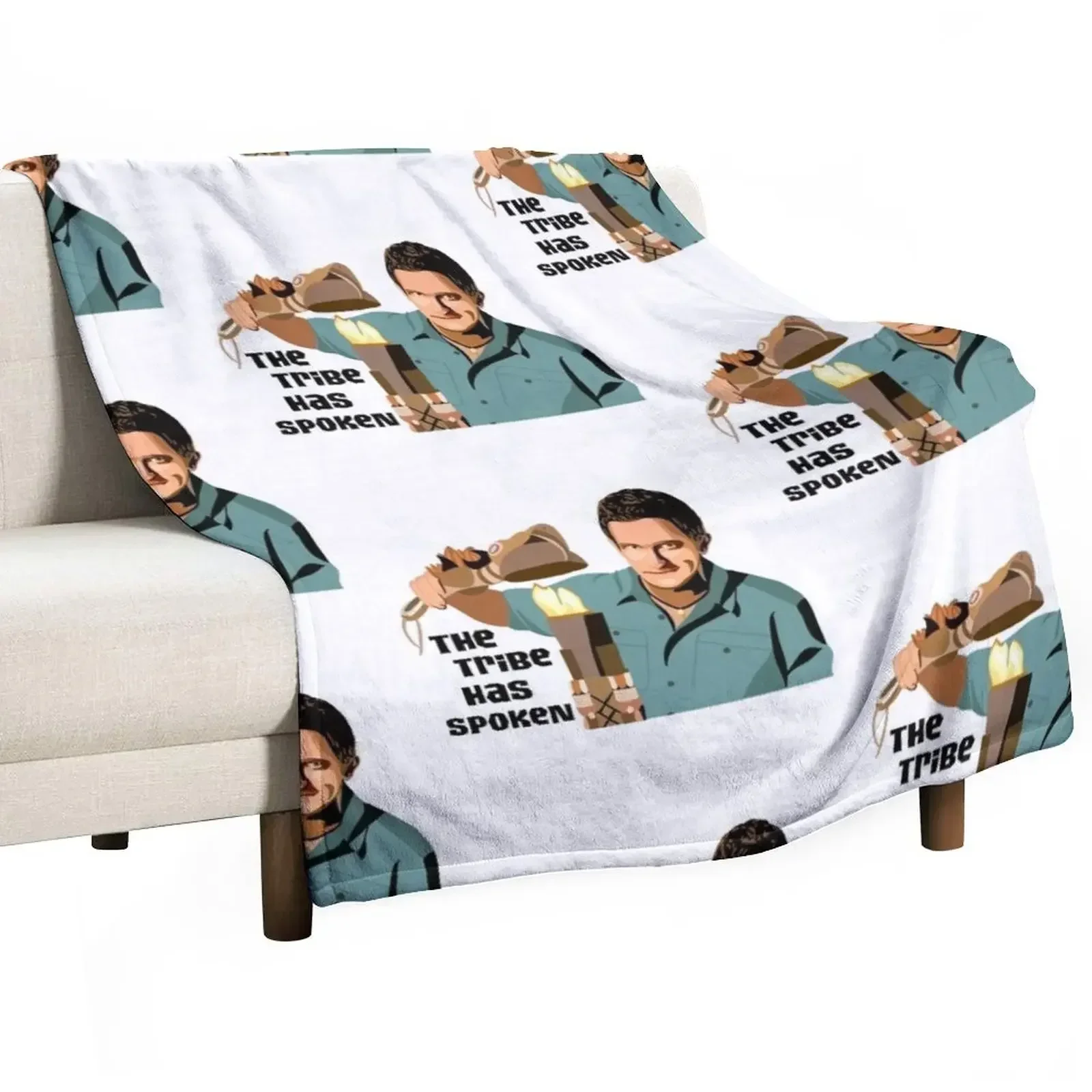 Jeff Probst: The Tribe Has Spoken Throw Blanket Kid'S decorative halloween Thermal Blankets