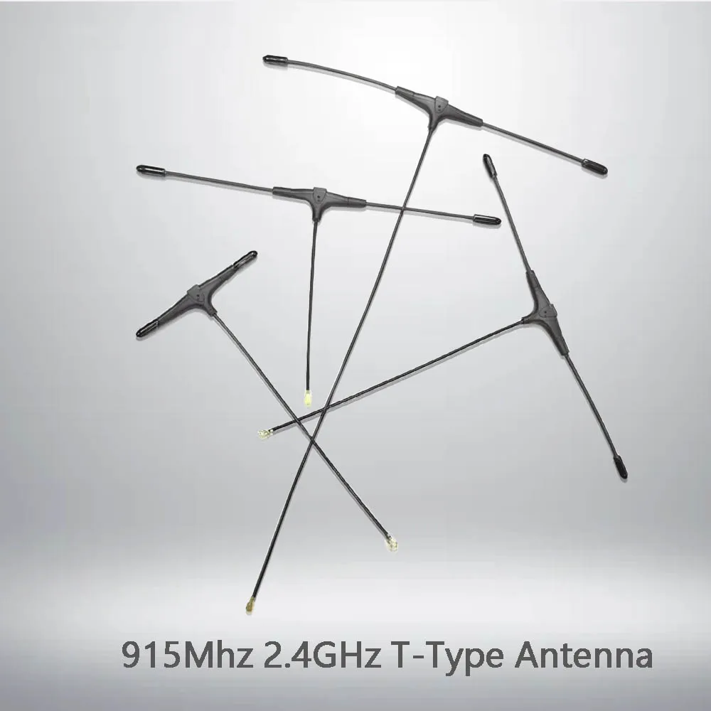 Antenne FPV de type T double bande 915 MHz 2,4 GHz 1 connecteur UFL compatible avec ELRS EP1 RX TBS Crossfire Nano