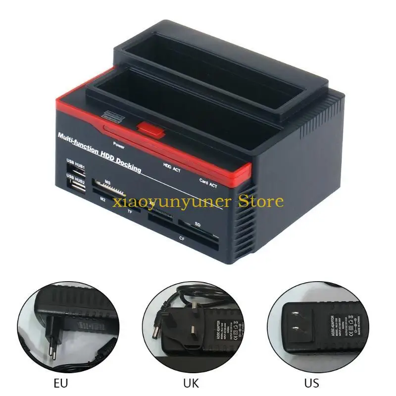 P9JB Dua / Ide Hard Disk Simultan Membaca Dock Basis Dokter HDD