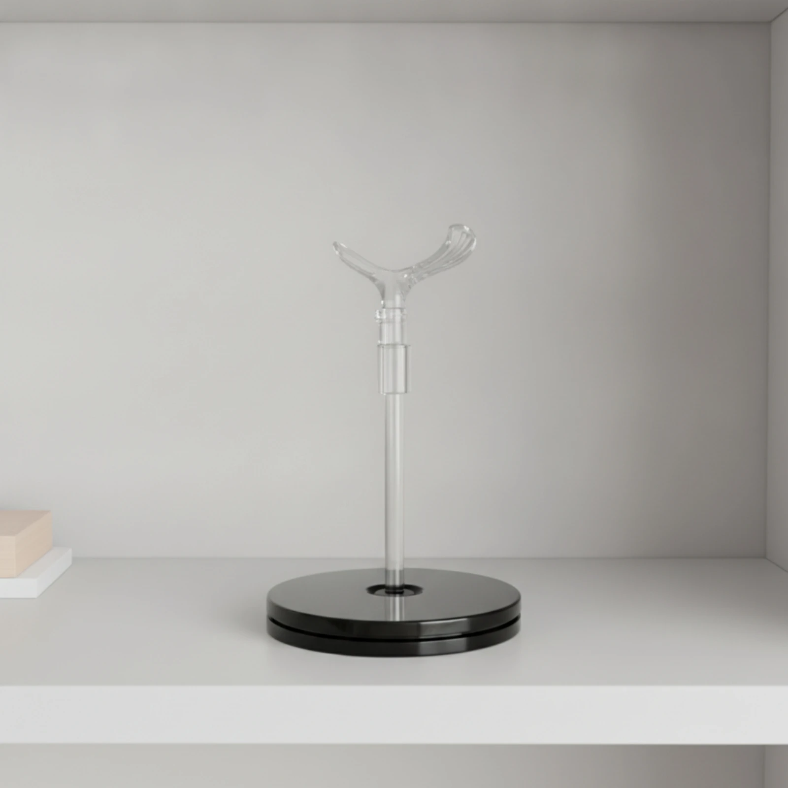 Acrylic Doll Display Stand Long-Lasting Rotating Doll Stand with Adjustable Support Compact Universal
