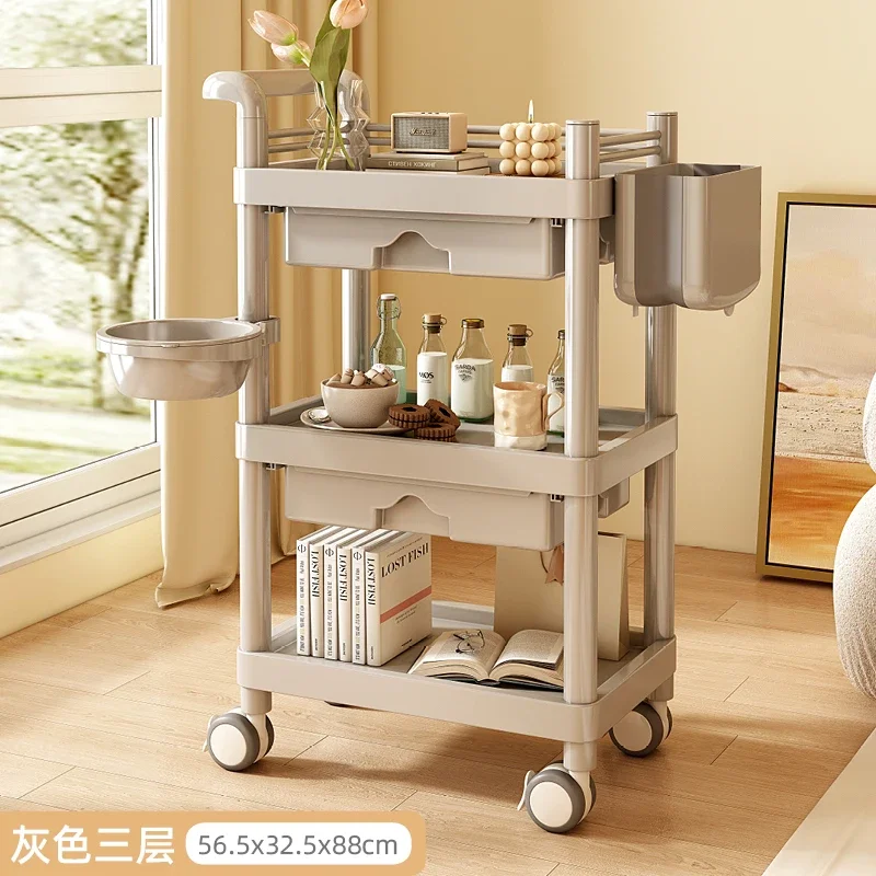 

Hairdressing Tool Rolling Salon Trolley Manicure Cosmetic Tattoo Salon Trolley Storage Carrello Attrezzi Beauty Furniture BLST