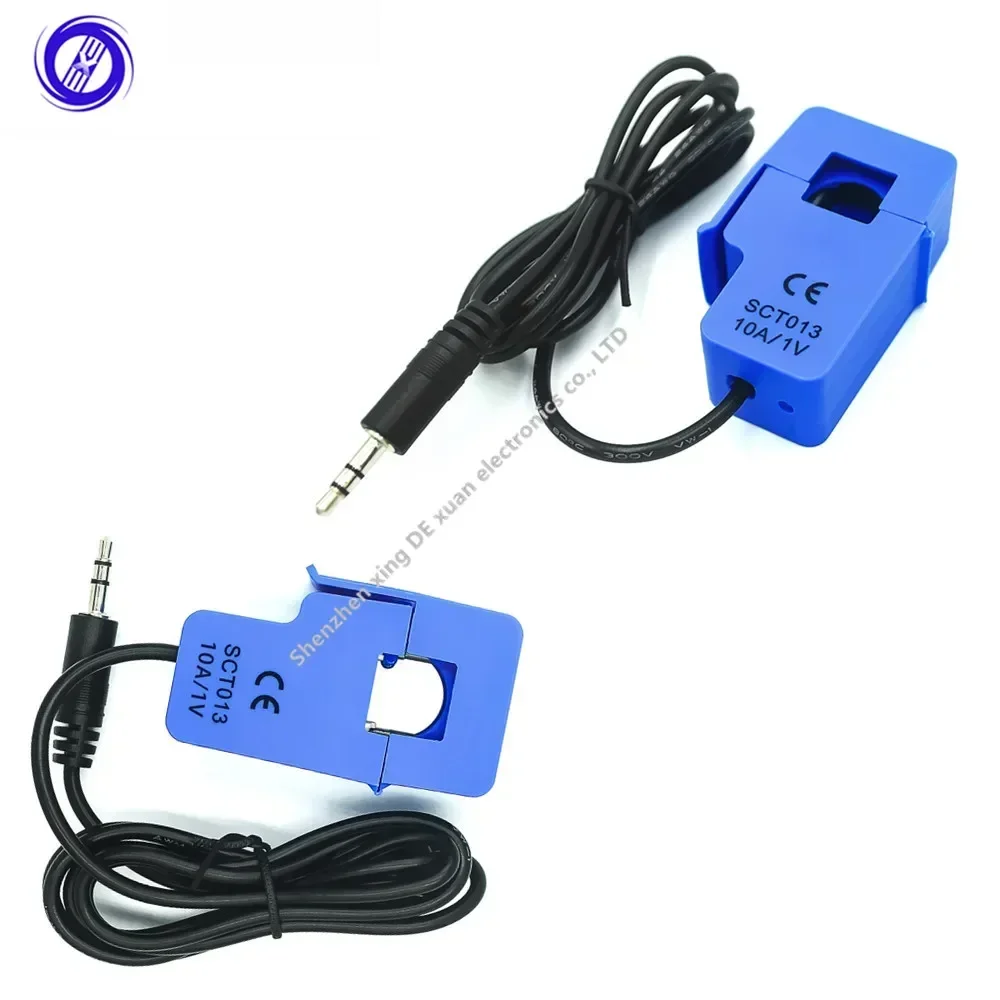 

10PCS SCT-013 Non-invasive Split Core Current Transformer AC Current Sensor SCT01310A 20A 30A 50A 60A 100A