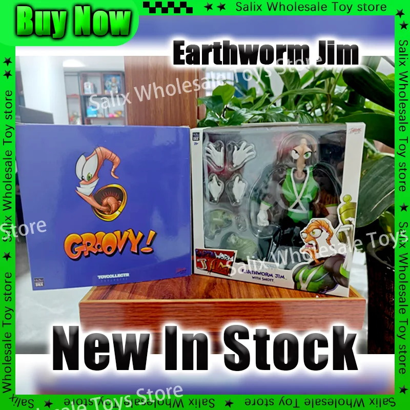 New Pdna 1/12 Earthworm Jim Psy-Crow Bob The Killer Gold Fish Snot Toy Anime Action Figures Collection Kids Gifts Customized